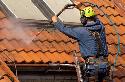 Démoussage et hydrofuge de toiture à Oigney
